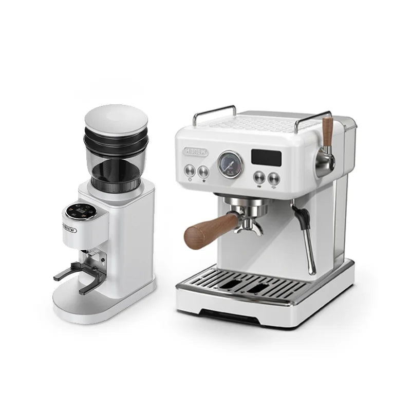 Pack machine expresso HiBREW H10 Plus avec moulin à café assorti