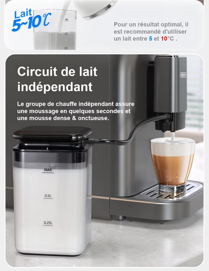 Circuit de moussage du lait indépendant H16