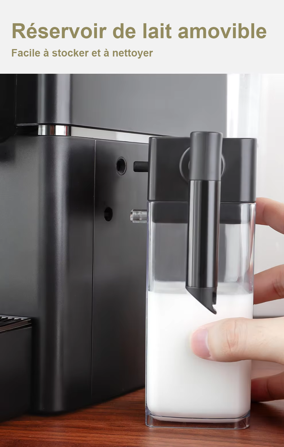 Machine à Espresso, Cappuccino et Latté Automatique 20 Bars H15