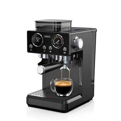 Machine à café grain HiBREW H20 design noir mat