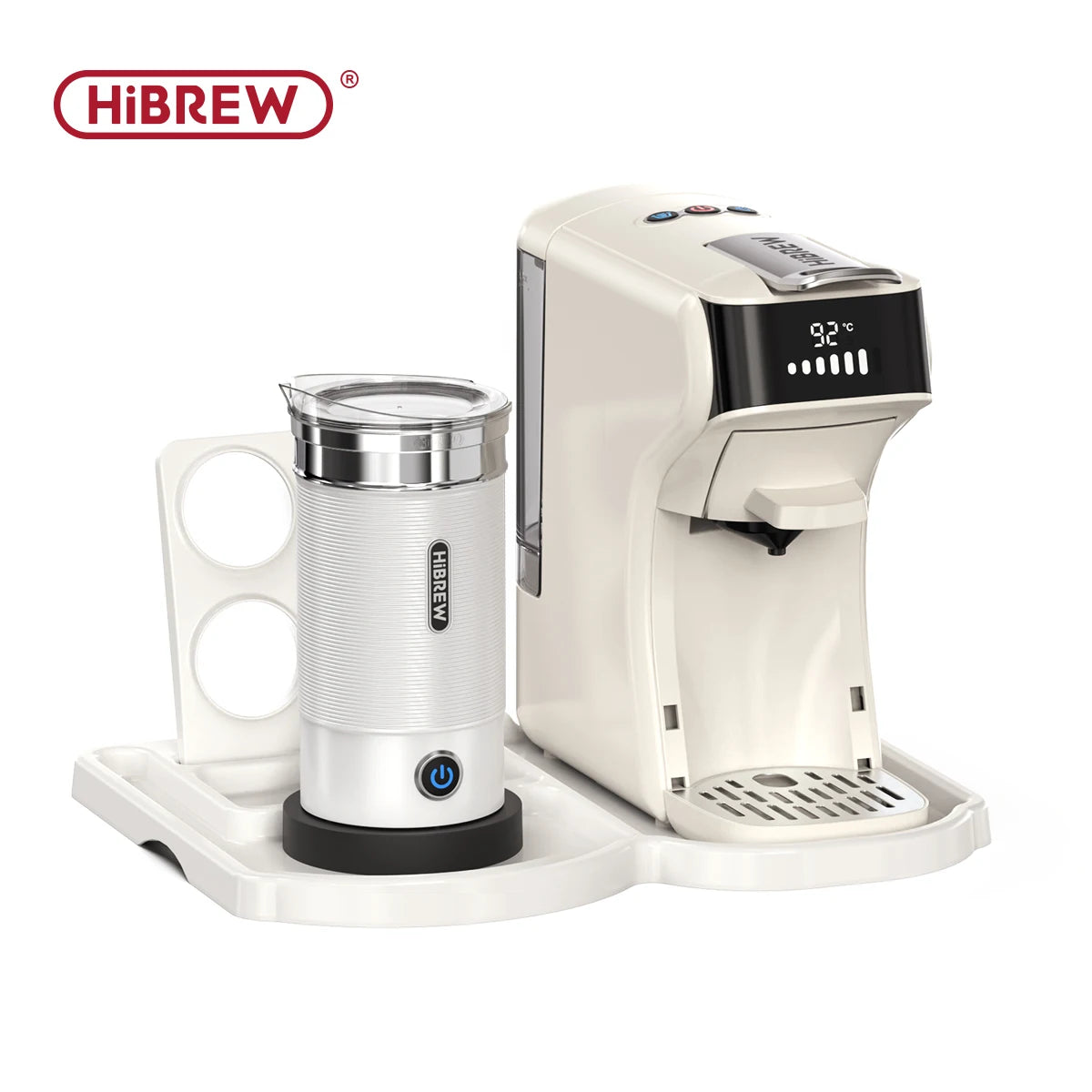 HiBREW H1B Macchina da Caffè 6 in 1, estrazione a pressione da 20 bar HiBREW H1B Macchina da Caffè 6 in 1, estrazione a pressione da 20 bar
