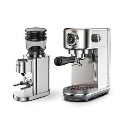 Pack machine café slim argent et broyeur G7