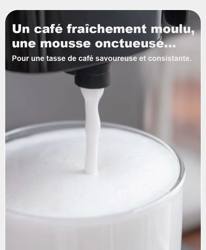 Un café fraichement moulu une mousse onctueuse H16
