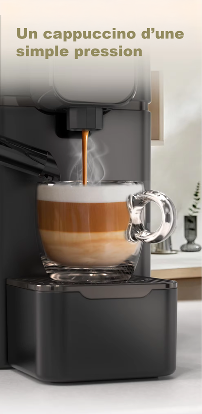 Machine à Espresso, Cappuccino et Latté Automatique 20 Bars H15