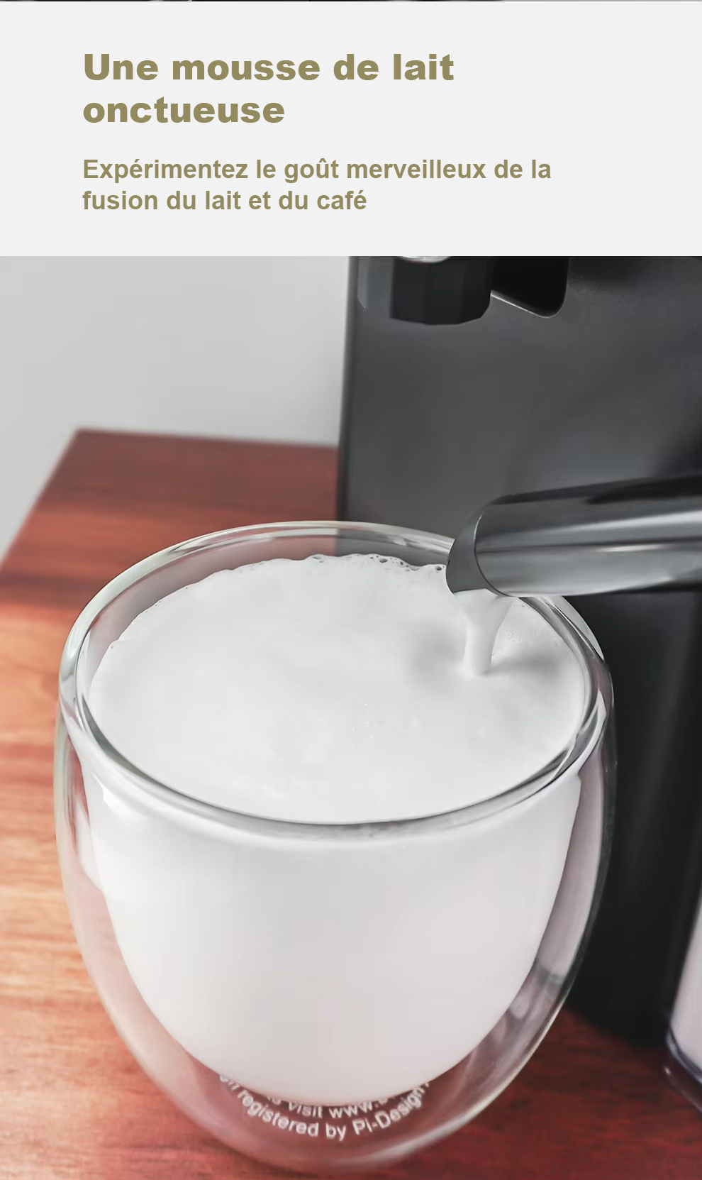 Machine à Espresso, Cappuccino et Latté Automatique 20 Bars H15