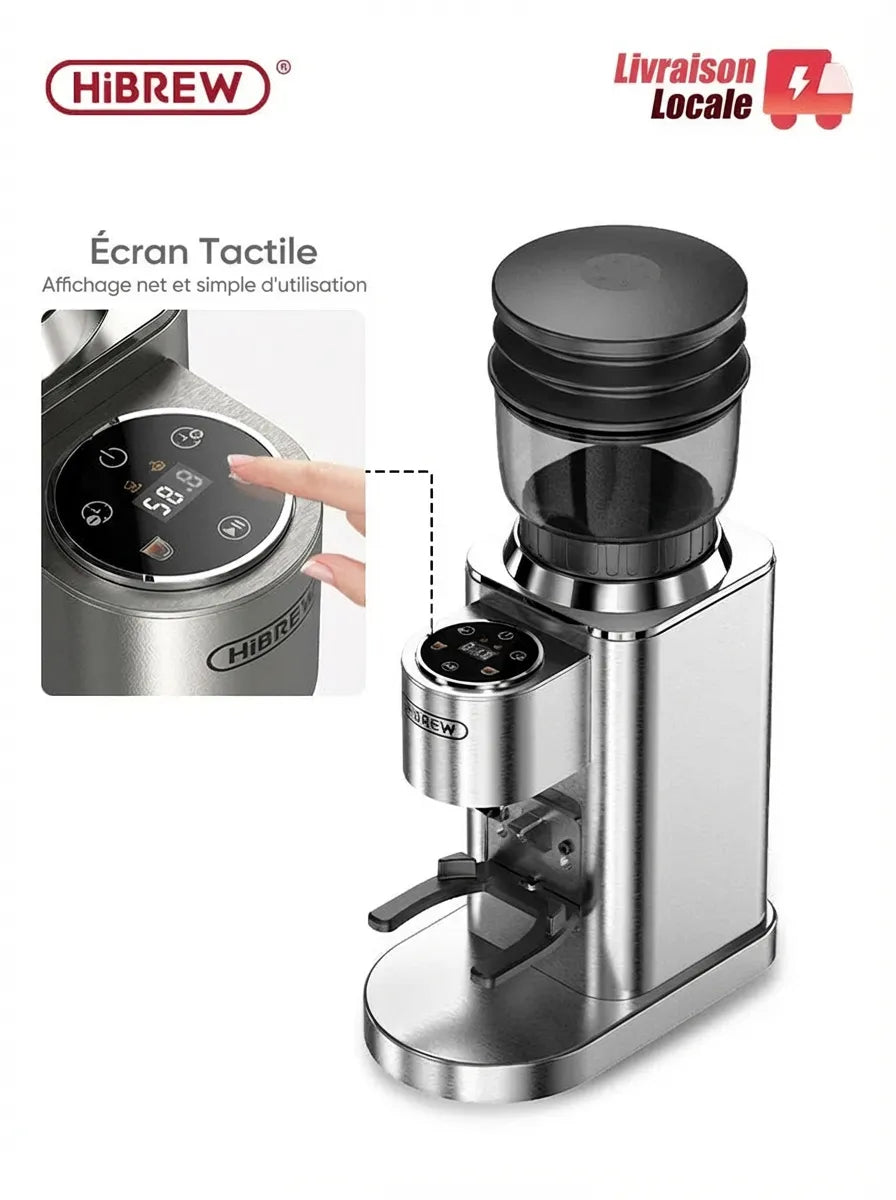 Zoom sur l'écran tactile du moulin G7