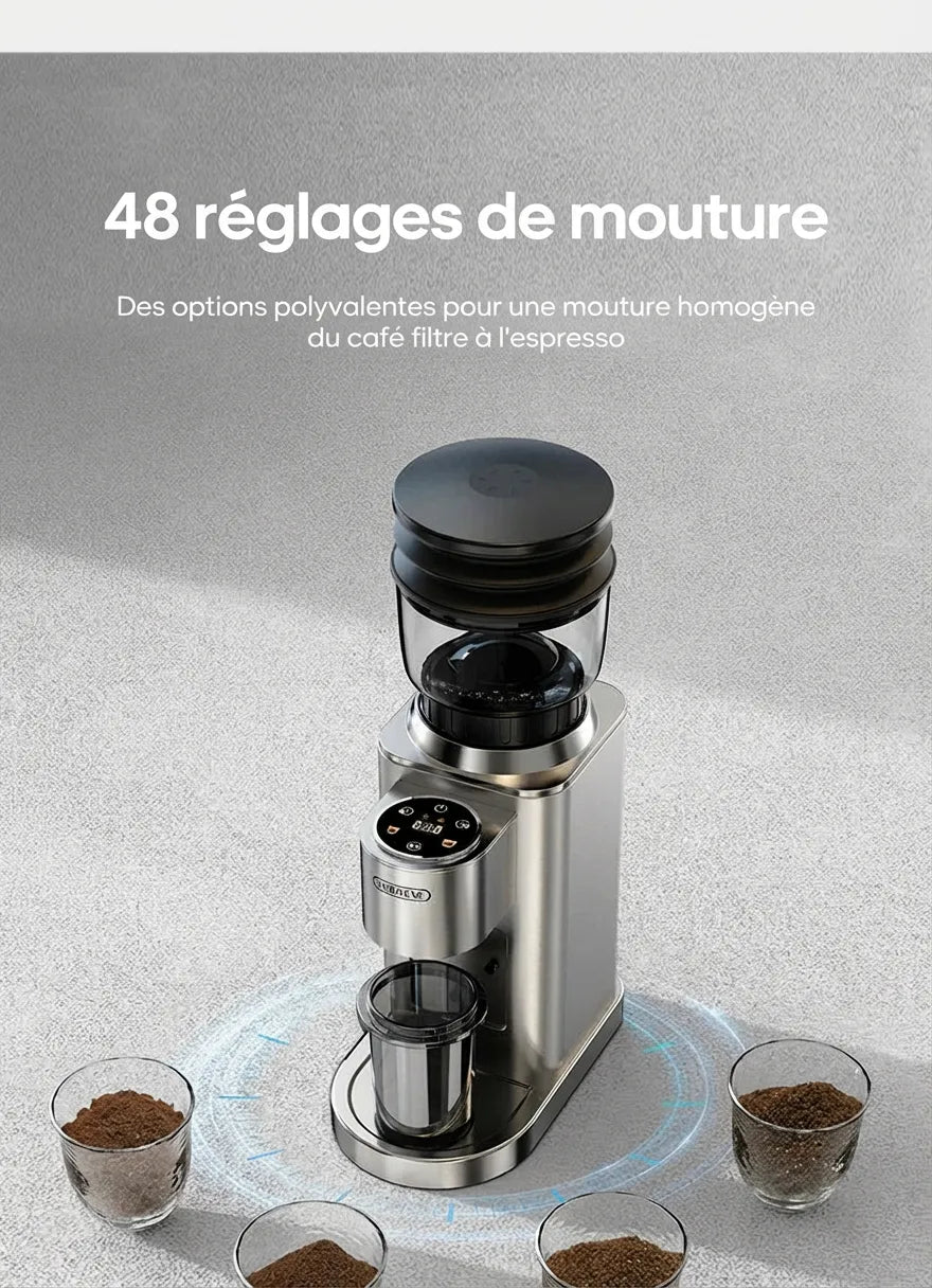 Moulin G7 avec indicateur des 48 réglages