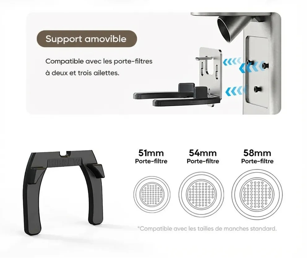 Compatibilité porte-filtres 51mm 54mm 58mm