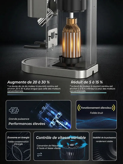 Comparatif performance et bruit moteur DC