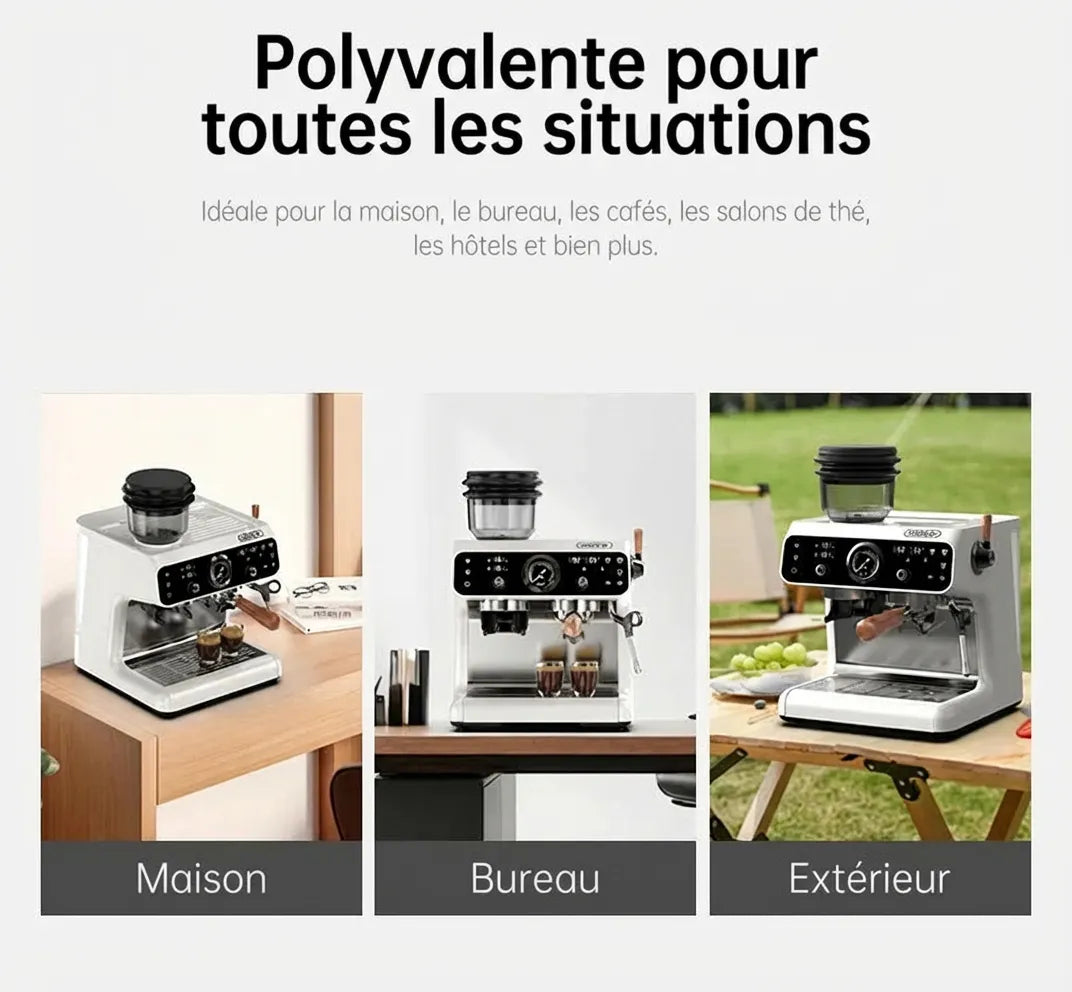 Machine HiBREW H7B polyvalente pour la maison, le bureau et l'extérieur.