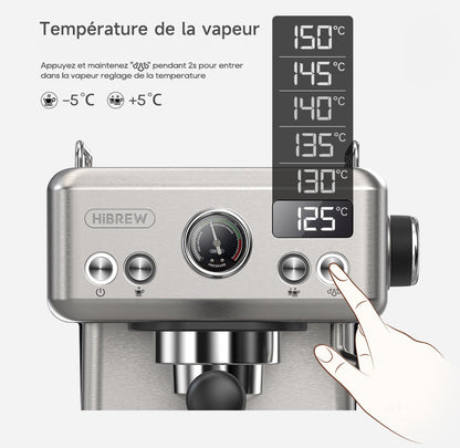 Réglage température de la vapeur Hibrew H10A