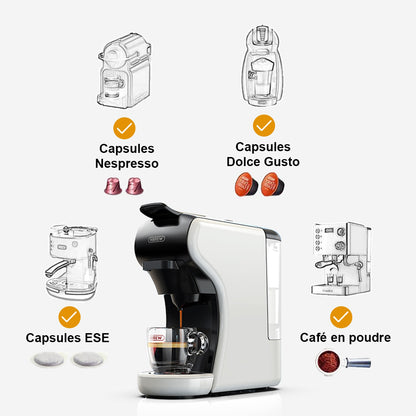 Types de café utilisables Machine H1A